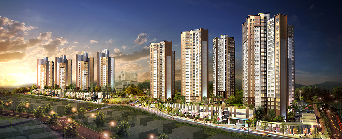 용호5지구 주택건립사업 조감도