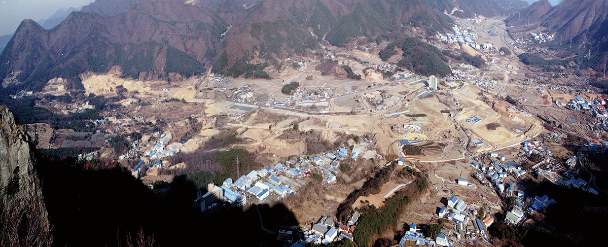 정관신도시 택지개발사업 현장(2003)