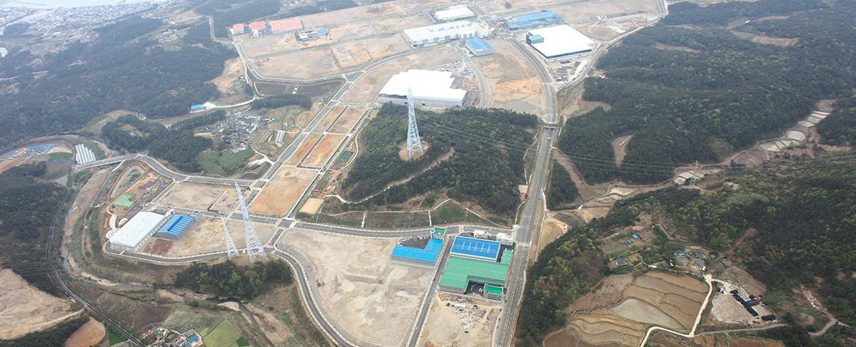 장안일반산업단지 조성사업 현장