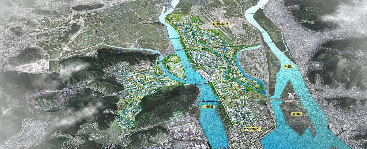 국제산업물류도시 조감도