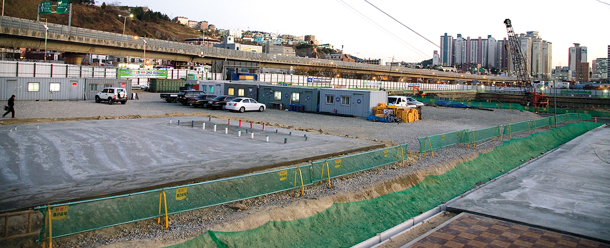 문현혁신도시 개발사업 현장