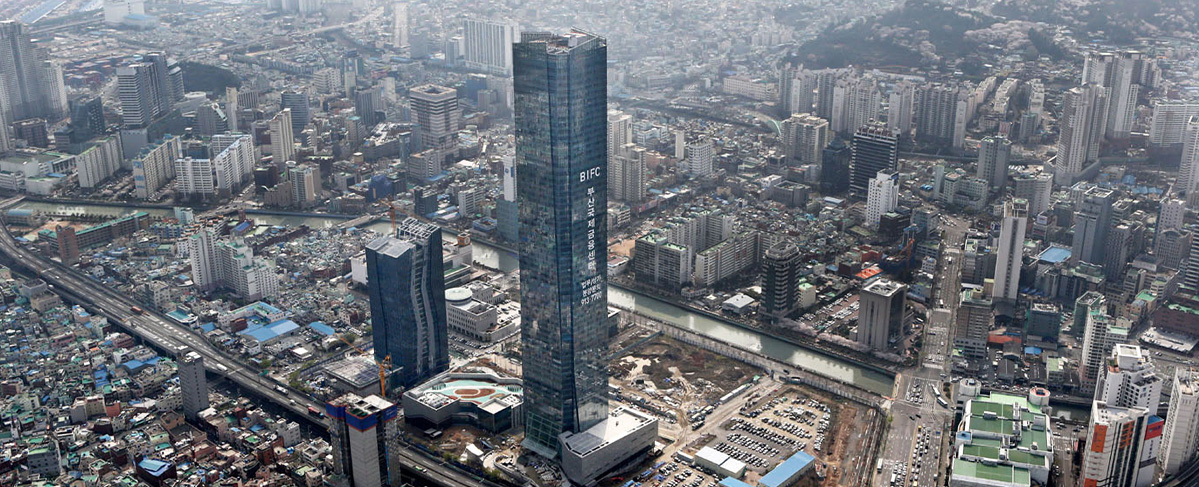 문현혁신도시(금융단지) 전경