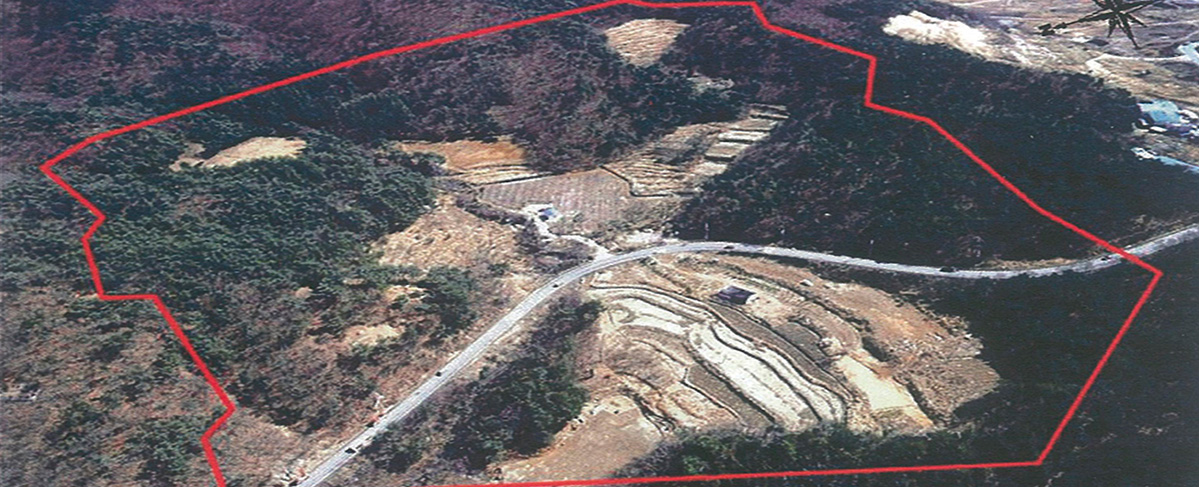 부산추모공원 착공전 전경