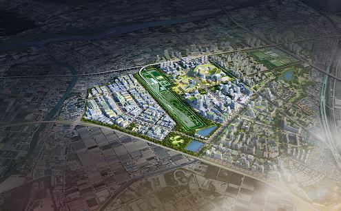 부산 연구개발특구(첨단복합지구) 개발사업 조감도