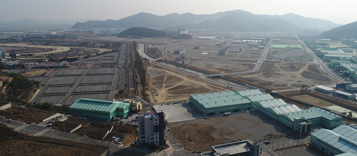 국제산업물류도시(1단계) 일반산업단지 조성사업 현장사진