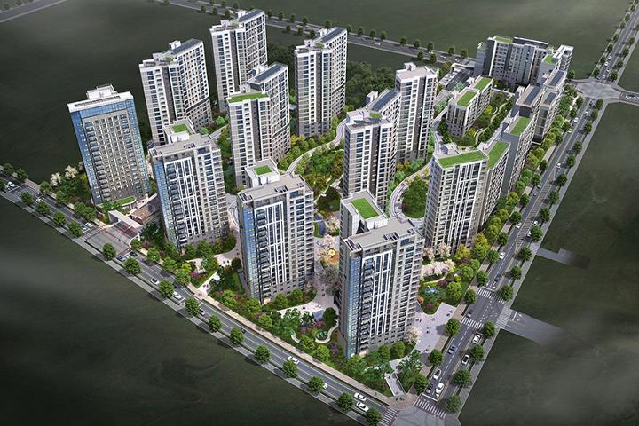 에코델타시티 19BL 공공분양주택 조감도