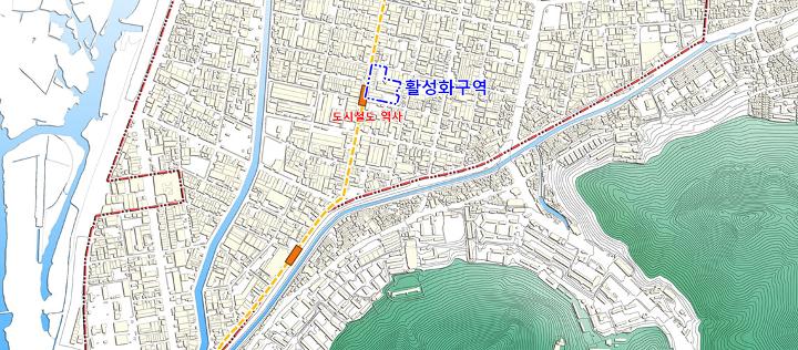 사상재생사업지구(일반산업단지) 활성화구역 조성사업 구역 위치도