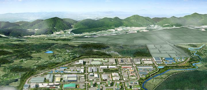 오리일반산업단지 개발사업 조감도